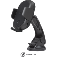 Support voiture détecteur + charge induction 10-7.5W Garanti à vie avec chargeur Gris Force Power