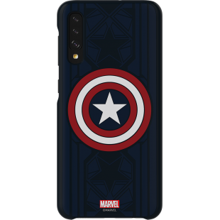 Coque rigide Captain America Galaxy Friends Samsung pour Galaxy A50 A505