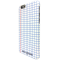 Coque semi-rigide à carreaux Ines de la Fressange blanche pour iPhone 6/6S