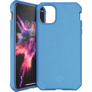 Coque Renforcée Feronia Bio Terra Bleue pour iPhone 11 Itskins