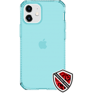 Coque Renforcée Spectrum Clear Bleue pour iPhone 12 mini Itskins
