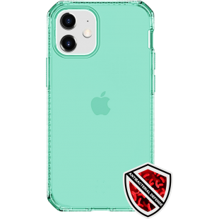 Coque Renforcée Spectrum Clear Verte pour iPhone 12 mini Itskins
