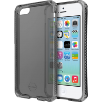 Coque semi-rigide Itskins Spectrum noire translucide pour iPhone 5C