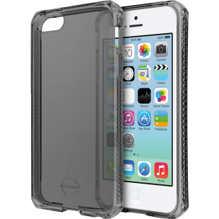 Coque semi-rigide Itskins Spectrum noire translucide pour iPhone 5C