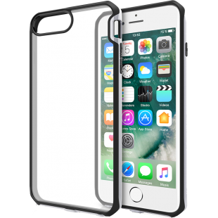 Coque rigide Itskins Venum contour noir et argentée pour iPhone SE (2020)/8/7/6S