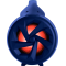 Enceinte Bluetooth® avec effets lumineux PARTY LITE avec micro et Poignée Bleue Bigben