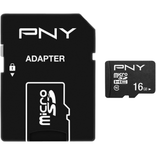 Carte Mémoire MicroSDHC Performance + 16GB PNY