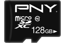 Carte mémoire microSDXC Performance Plus 128GB PNY