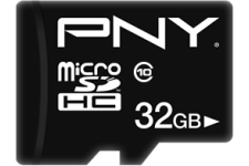 Carte mémoire microSDXC Performance Plus 32GB PNY