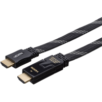 Câble HDMI™ Ultra HD plat 3m Noir Bigben