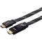 Câble HDMI™ Ultra HD plat 3m Noir Bigben