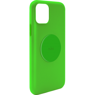 Coque Silicone Icon aimantée Verte Fluo pour iPhone 11 Puro