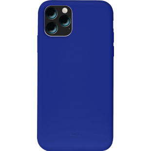 Coque Silicone Icon Bleue pour iPhone 11 Pro Max Puro