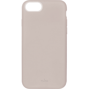 Coque Apple iPhone 6/7/8/SE/SE22 Silicone Icon Rose Puro