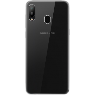 Coque Silisoft souple Transparente pour Samsung G A20e Bigben