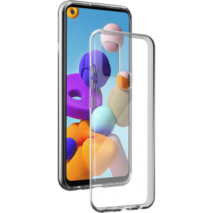 Coque Silisoft souple Transparente pour Samsung G A21s Bigben