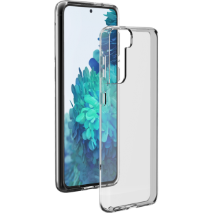 Coque Silisoft souple Transparente pour Samsung G S21 5G Bigben