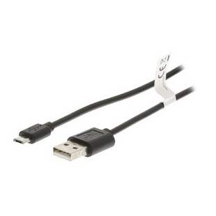 Câble USB 2.0 AM - MBM USB A Mâle - Micro B mâle 3.00 m Noir