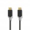 Câble USB USB 3.2 Gen 1 USB-C™ Mâle USB-C™ Mâle 4K@60Hz 5 Gbps Plaqué or 2.00 m Rond PVC Noir