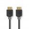 Câble HDMI™ HDMI™ Connecteur HDMI™ Connecteur 8K@60Hz eARC Plaqué or 3.00 m PVC Anthracite