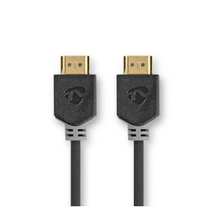 Câble HDMI™ HDMI™ Connecteur HDMI™ Connecteur 8K@60Hz eARC Plaqué or 3.00 m PVC Anthracite
