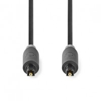 Câble audio optique TosLink Male TosLink Male 5.00 m Rond PVC Anthracite