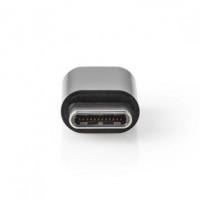 Adaptateur USB USB 2.0 USB-C™ Mâle USB Micro-B femelle 480 Gbps Plaqué or Anthracite