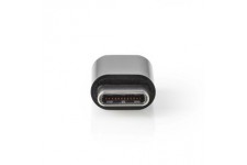 Adaptateur USB USB 2.0 USB-C™ Mâle USB Micro-B femelle 480 Gbps Plaqué or Anthracite