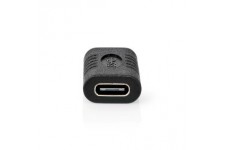 Adaptateur USB USB 3.2 Gen 2 USB-C™ Femelle USB-C™ Femelle 10 Gbps Plaqué nickel Noir
