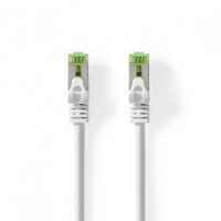 Câble Cat 7 PiMF RJ45 Male RJ45 Male 0.50 m Snagless Rond LSZH Blanc