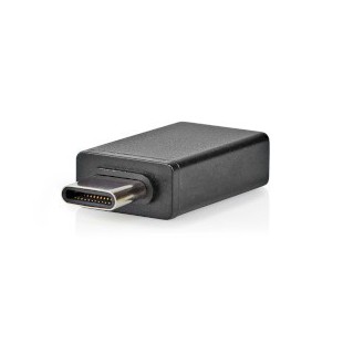 Adaptateur USB USB 3.2 Gen 1 USB-C™ Mâle USB-A Femelle 5 Gbps OTG Plaqué nickel Noir