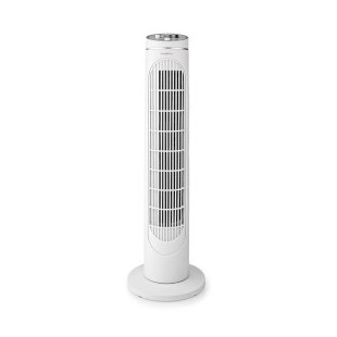 Ventilateur tour 3 Vitesses Oscillation 45 W Minuterie d'arrêt