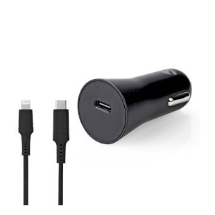 Chargeur de voiture 1.67 / 2.22 / 3.0 A Nombre de sorties: 1 Type de port: USB-C™ Lightning 8-Pin (Loose) Câble 1.0 m 20 W