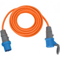 Câble d'extension CEE 10 m (Câble d'extension de camping H07RN-F 3G2.5 en orange avec fiche CEE)