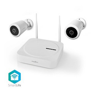 Système de caméra sans fil SmartLife 2x Cameras Full HD 1080p IP65 Vision nocturne