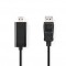 Câble Display Port DisplayPort Mâle HDMI™ Connecteur 4K@30Hz Plaqué nickel 1.00 m Rond PVC Anthracite