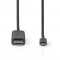 Adaptateur USB USB 3.2 Gen 1 USB-C™ Mâle HDMI™ Connecteur 2.00 m Rond Plaqué nickel PVC Noir