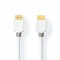 Câble HDMI Haute Vitesse avec ethernet HDMI™ Connecteur HDMI™ Connecteur 4K@60Hz 18 Gbps 1.50 m Rond PVC Blanc