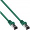 Câbles de patch Inline® S / FTP PIMF CAT.8.1 Halogène gratuit 2000 MHz vert 0,25 m