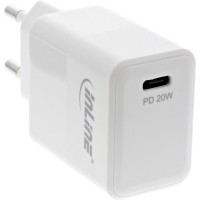 Chargeur PD USB Inline® Single-C USB Type-C, livraison de puissance, 20W, blanc