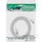 Câble de patch plat Inline®, U / FTP, Cat.8.1, TPE sans halogène, blanc, 0,5m
