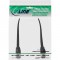 Câble de patch plat Inline®, U / FTP, Cat.8.1, TPE sans halogène, noir, 0,25m