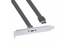 Support de fente Inline® USB Type-C à USB 3.1 Panneau avant Key-A interne, 0,3 m