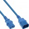 Extension du câble d'alimentation Inline®, C13 à C14, bleu, 0,5 m
