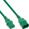 Extension du câble d'alimentation Inline®, C13 à C14, vert, 2M