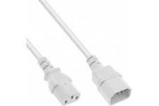 Extension du câble d'alimentation Inline®, C13 à C14, blanc, 2M
