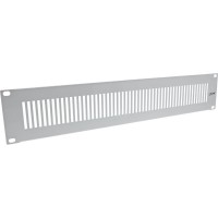 Inline® 19 "Blind Panel perforé, 2U, Ral 7035 Gray