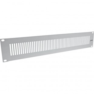 Inline® 19 "Blind Panel perforé, 2U, Ral 7035 Gray