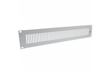 Inline® 19 "Blind Panel perforé, 2U, Ral 7035 Gray