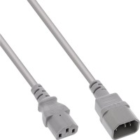 Extension du câble d'alimentation Inline®, C13 à C14, gris, 1,5 m